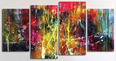  تابلوه مودرن- فن رسم - 4 قطع - 120*80
