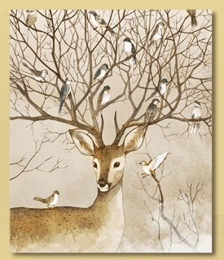 تابلوه مودرن- غزال- 50*60