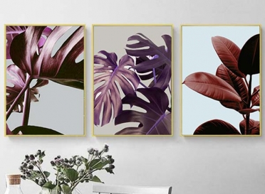 تابلوه زجاج - 3 قطع - 120×60