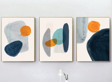 تابلوه زجاج - فن رسم - 3 قطع - 120×60